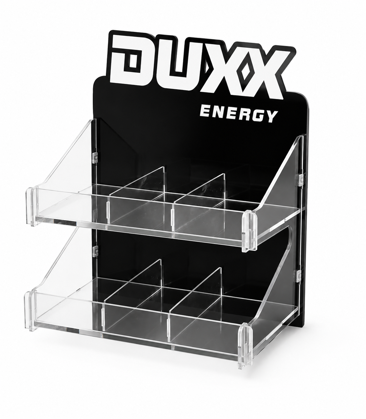 Espositore da banco DUXX Energy in acrilico